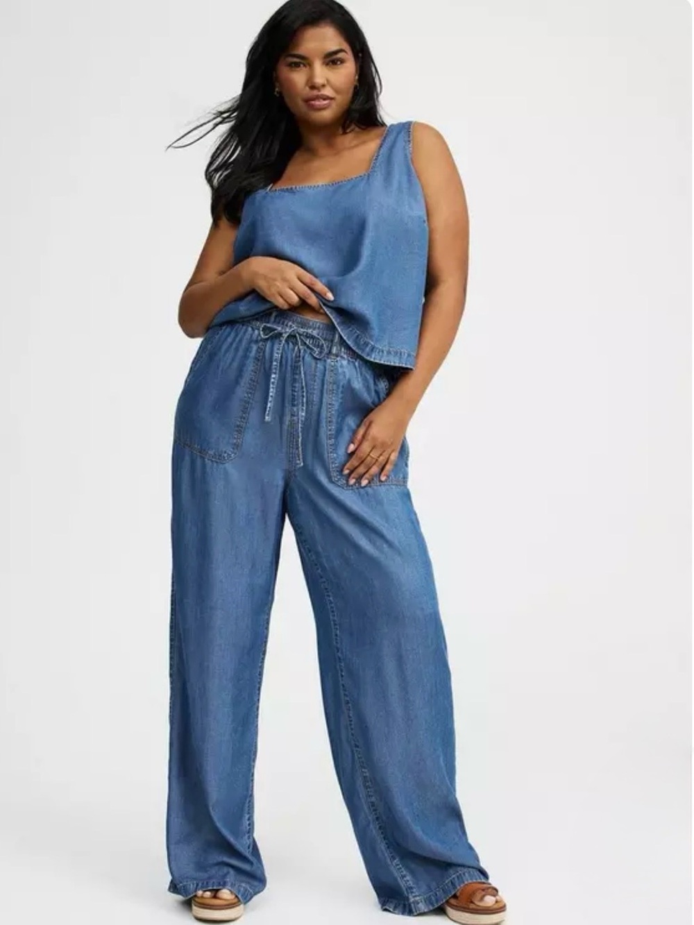 Torrid High-Rise Pull-On Lightweight Denim Jean sz 2S